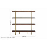 Brando 4 Tier Book Case