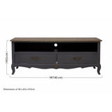 Loire Dark Grey Media Unit