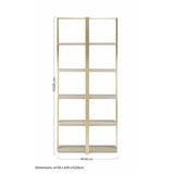 Villi Oak Wood Shelf Unit