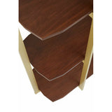Villi Walnut Wood 5 Shelf Unit