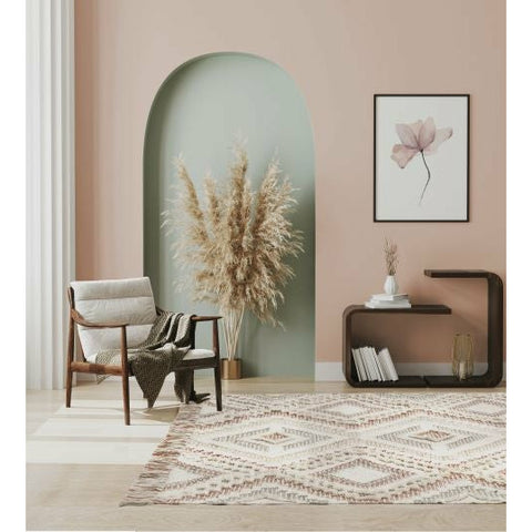 Carlton Hand Woven Rug Pink