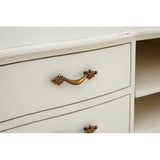 Loire 4 Drawers / 2 Shelves White Media Unit