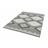 Monty Rug Black/Cream Tribal MN01