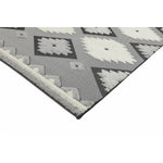 Monty Rug Black/Cream Tribal MN01