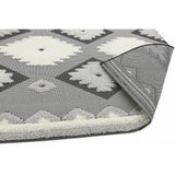 Monty Rug Black/Cream Tribal MN01