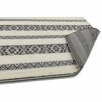 Monty Rug Black/Cream Stripe MN03