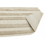 Monty Rug Natural/Cream Stripe MN04