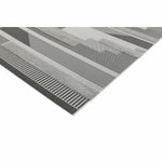 Monty Rug Black/Grey Geometric MN05