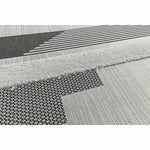 Monty Rug Black/Grey Geometric MN05