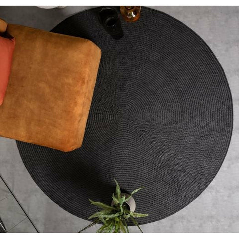 Nico Circular Rug Charcoal