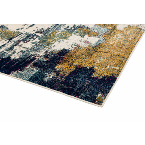 Nova Rug Abstract Mustard Multi NV22