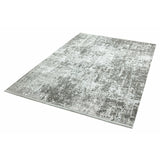 Olympia Rug Silver Grey Abstract OL07