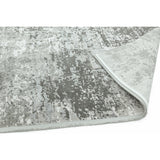 Olympia Rug Silver Grey Abstract OL07