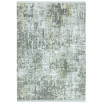 Olympia Rug Grey Gold Abstract OL06